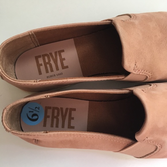 Frye Blush Pink Leather Sneakers - Picture 6 of 7